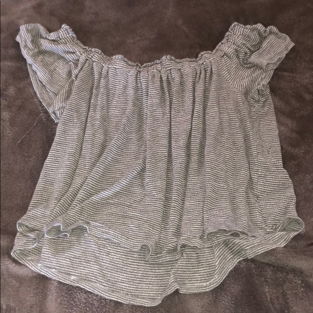 Off the shoulder shirt